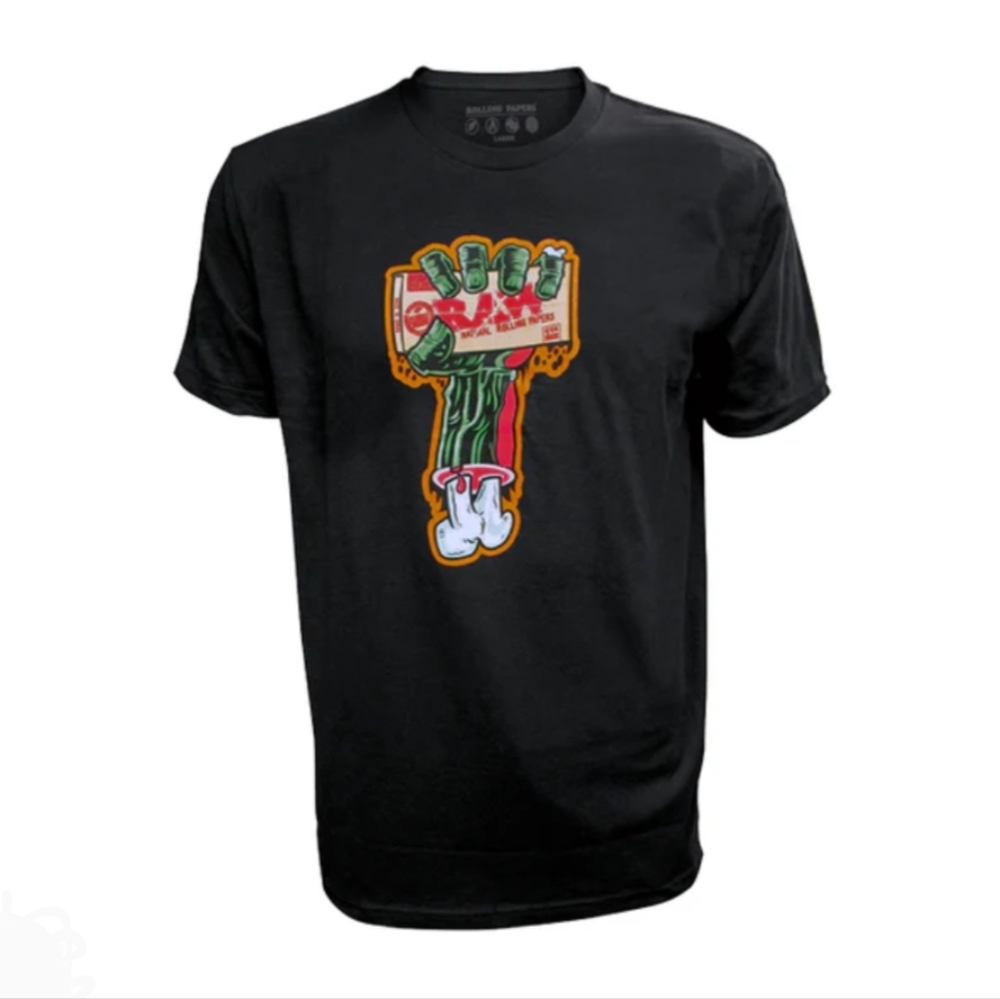 RAW Zombie Arm Black T-shirt
